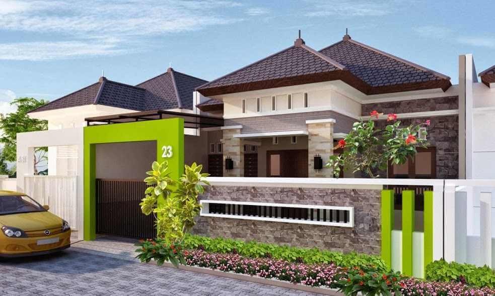 65 Gambar Desain Rumah Nuansa Hijau Terbaru Eyecandy World